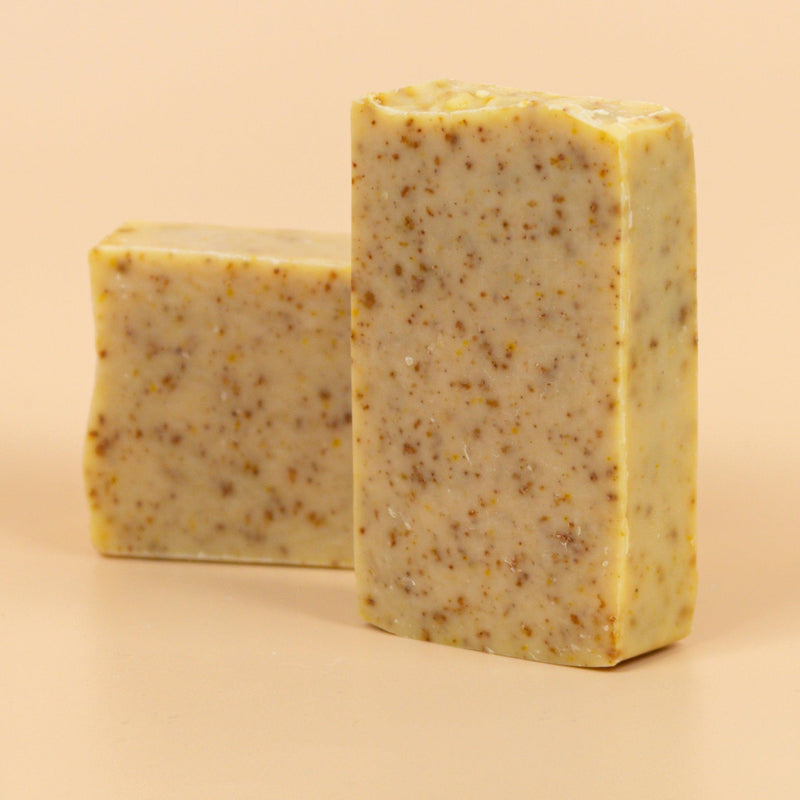 Natural Exfoliating Soap Bar Lemon Luxury - More Than Soaps 